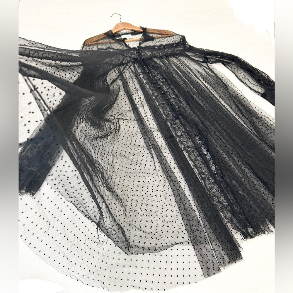 Elegant Black Lace Mini Dress - Picture 10 of 15